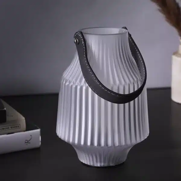  Frosted Glass Lantern (Battery Operated)